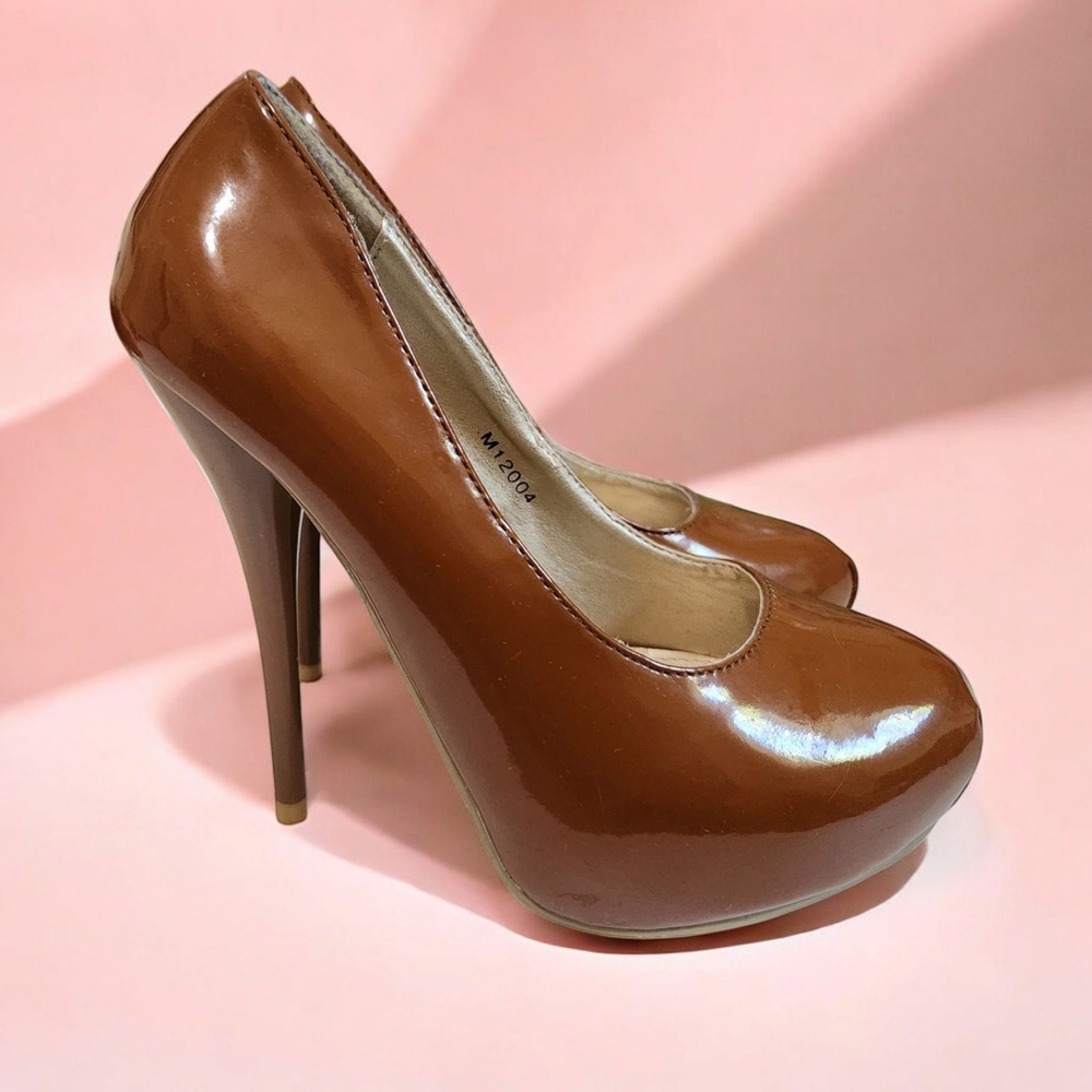 Women's Ollio Platform Patent High Heels
